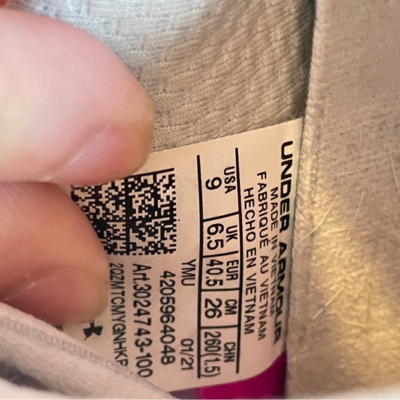 UNDER ARMOUR HOVR MACHINA 2 CLRSHFT WOMEN'S RUNNING SHOES  3024743-100 SIZE 9 - Picture 11 of 12